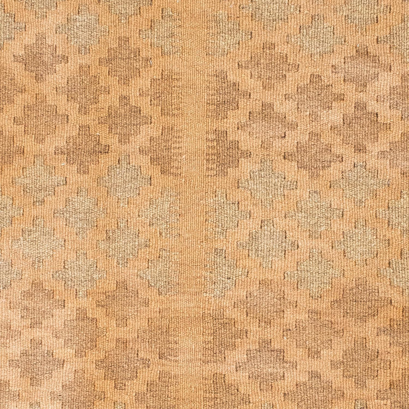 Alfombra de pasillo Alfombra Kelim - Oriental - 200 x 84 cm - marrón claro