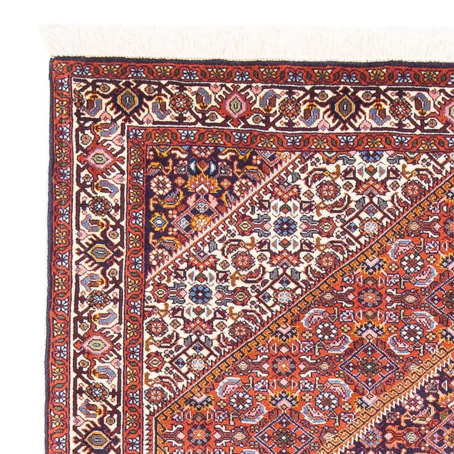 Alfombra de pasillo Alfombra persa - Bidjar - 174 x 107 cm - rojo claro