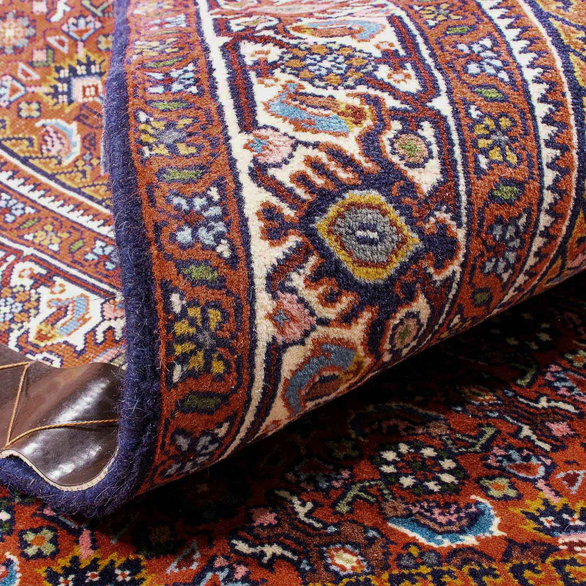 Alfombra de pasillo Alfombra persa - Bidjar - 174 x 107 cm - rojo claro