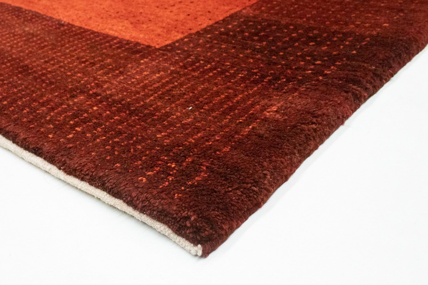 Alfombra Gabbeh - Persa - 186 x 152 cm - rojo