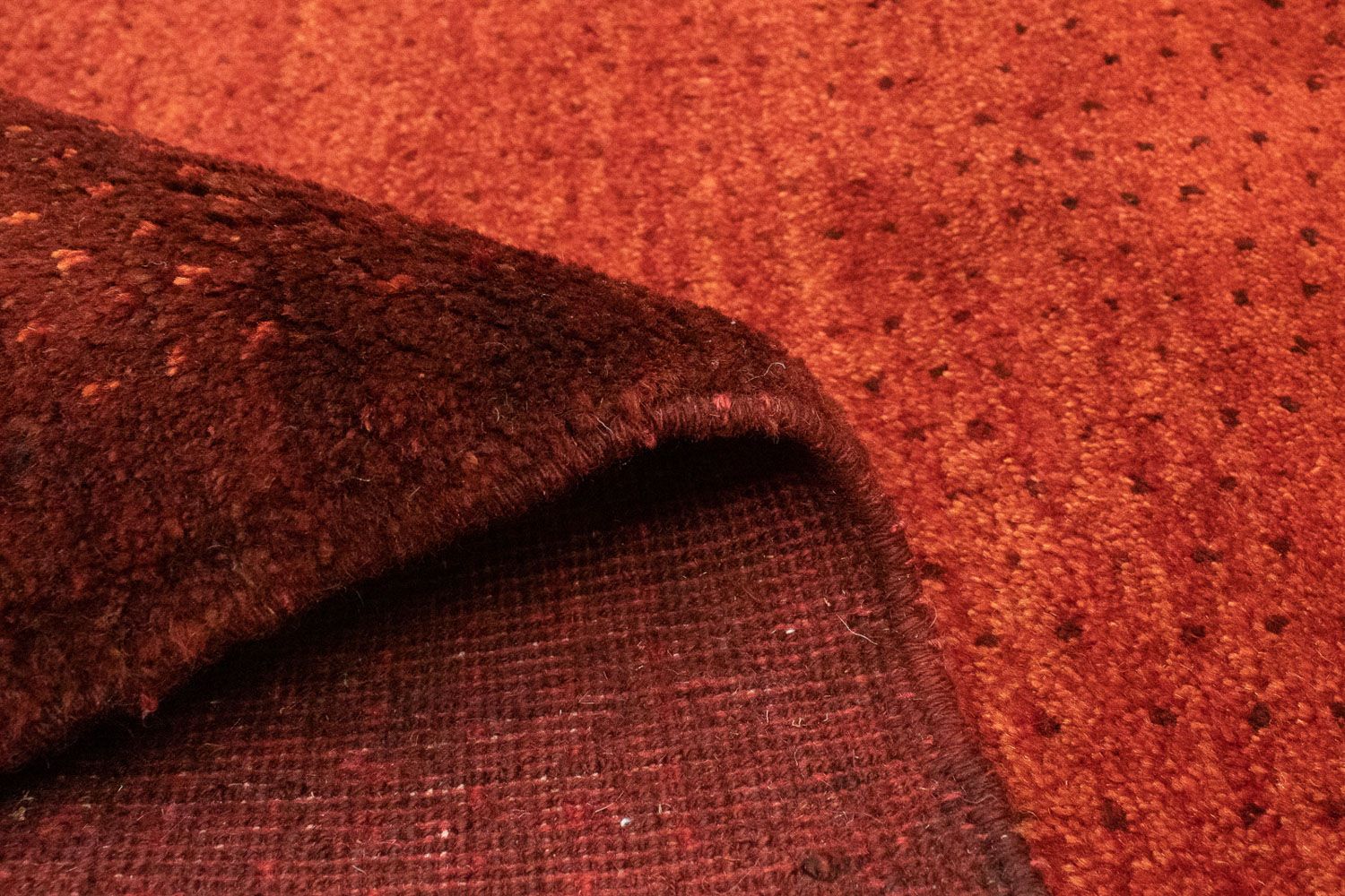 Alfombra Gabbeh - Persa - 186 x 152 cm - rojo