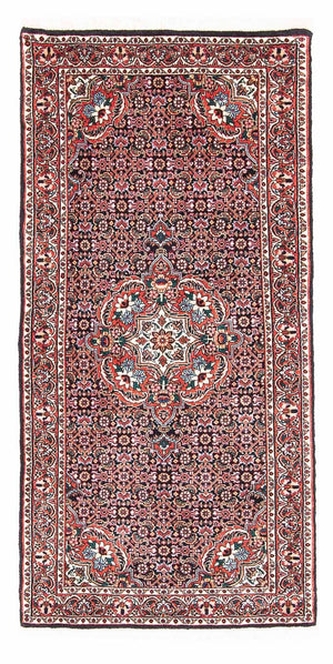 Alfombra persa - Bidjar - 140 x 68 cm - azul oscuro