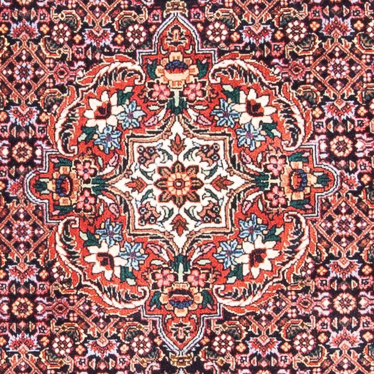 Alfombra persa - Bidjar - 140 x 68 cm - azul oscuro