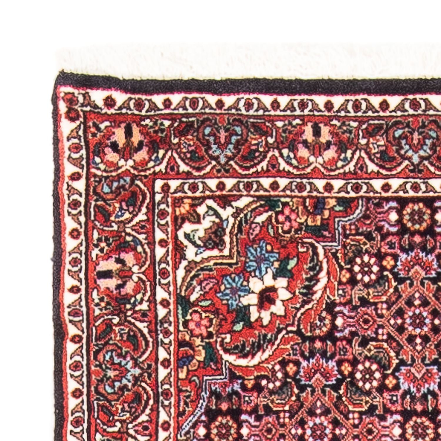 Alfombra persa - Bidjar - 140 x 68 cm - azul oscuro