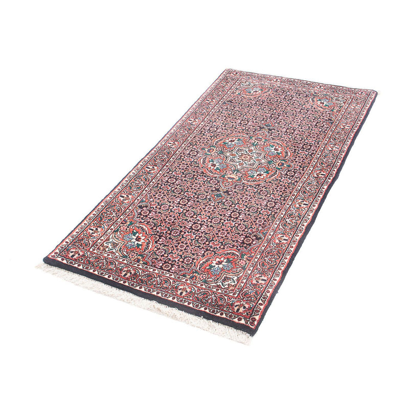 Alfombra persa - Bidjar - 140 x 68 cm - azul oscuro