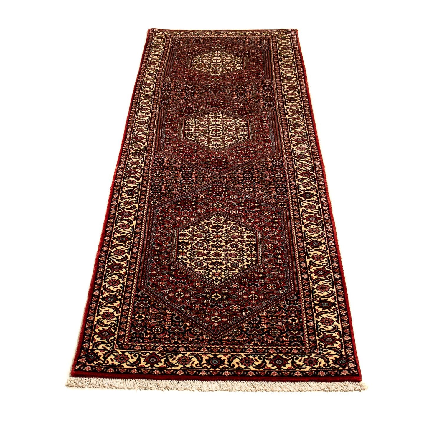 Alfombra de pasillo Alfombra persa - Bidjar - 307 x 73 cm - multicolor