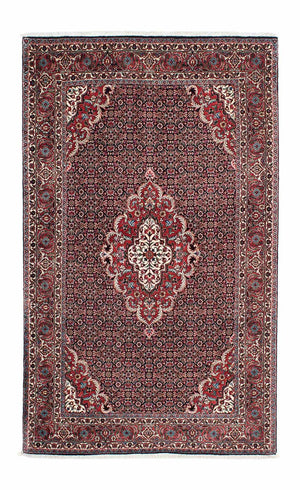 Alfombra persa - Bidjar - 223 x 131 cm - azul oscuro