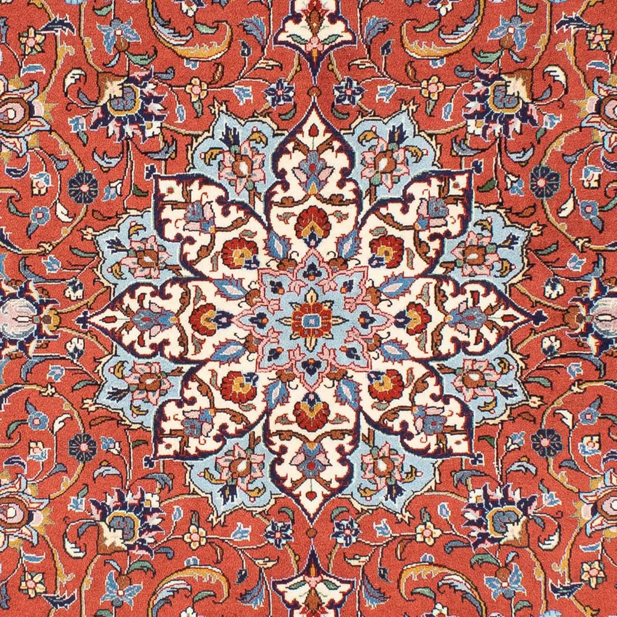 Alfombra persa - Clásica - 208 x 134 cm - óxido