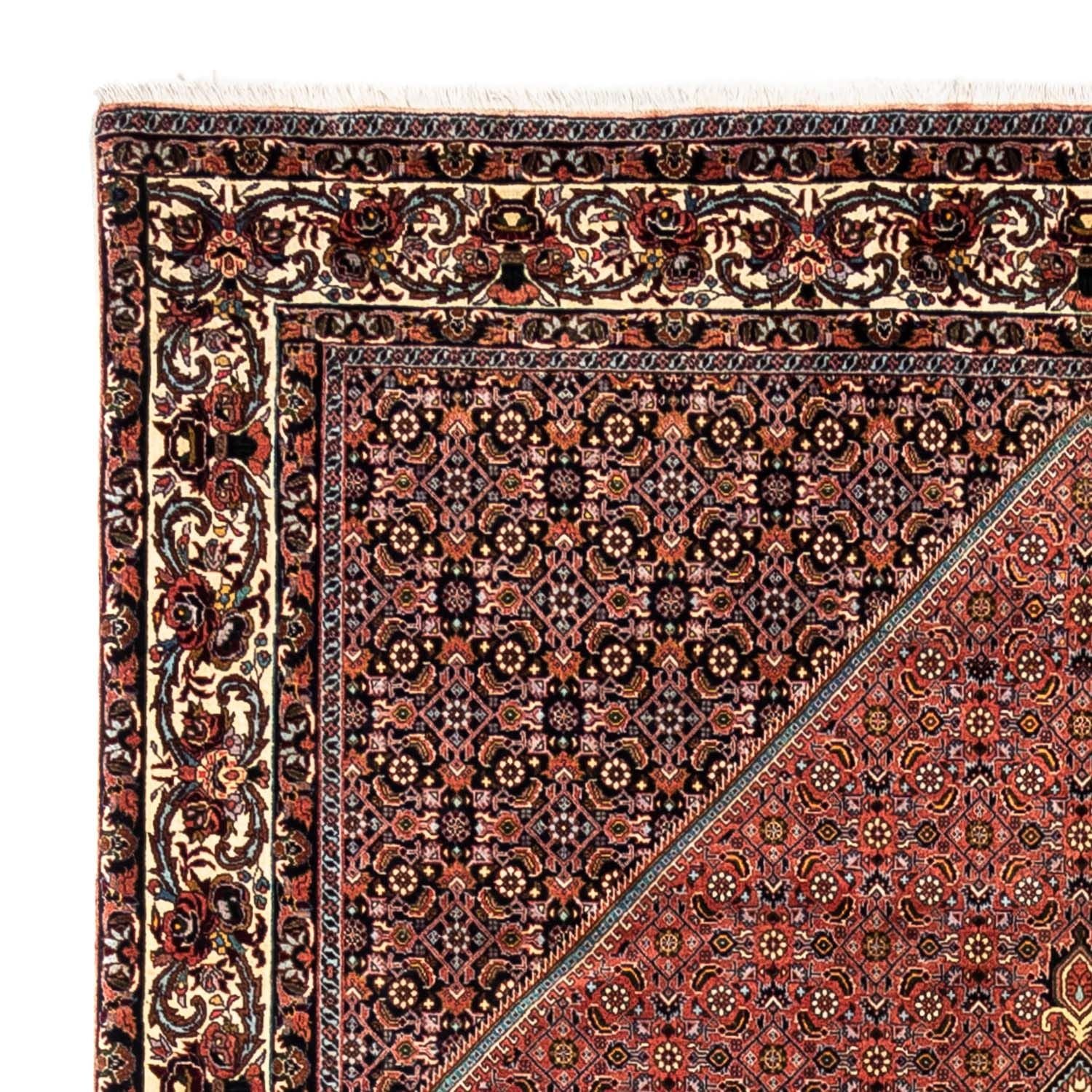 Alfombra persa - Bidjar - 291 x 200 cm - rojo