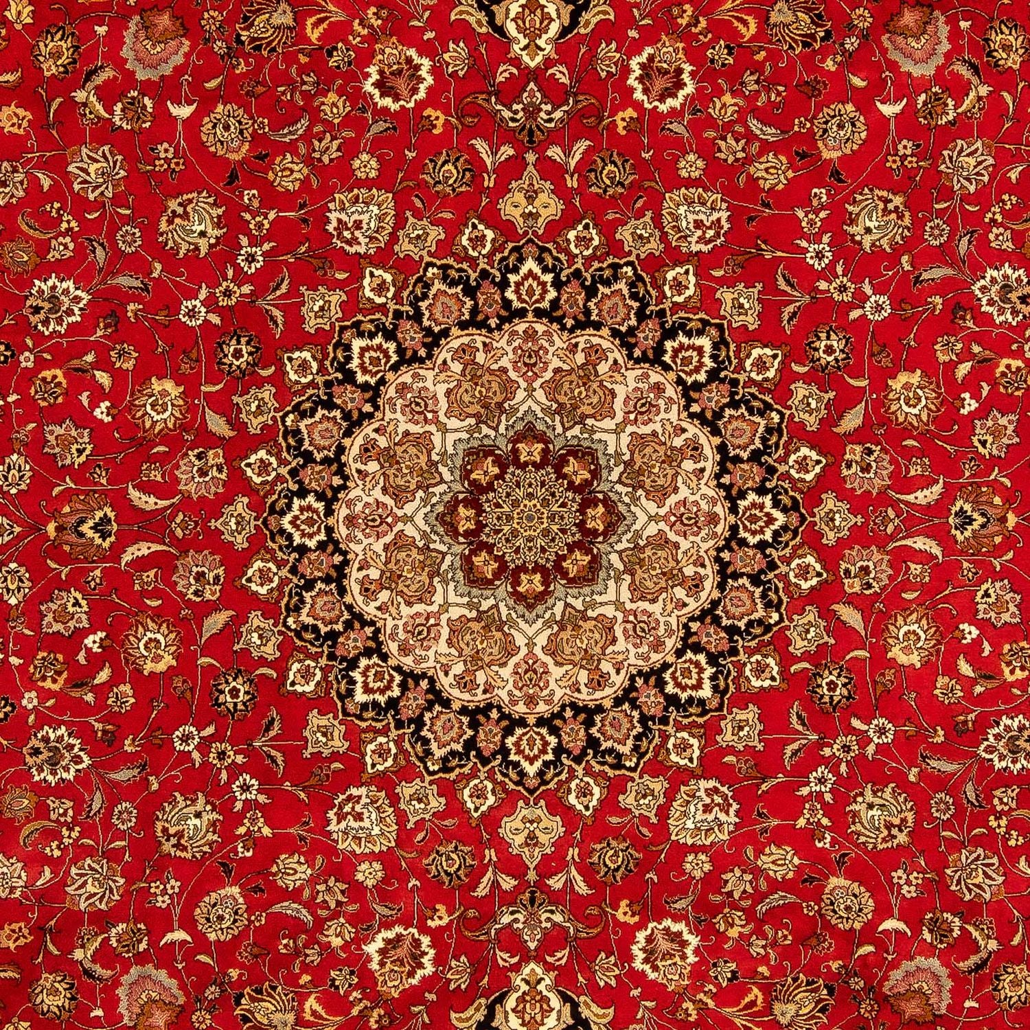 Alfombra Persa - Tabriz - Real - 351 x 253 cm - rojo