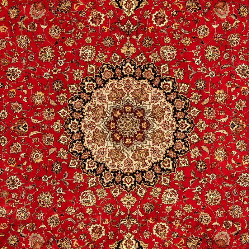 Alfombra Persa - Tabriz - Real - 351 x 253 cm - rojo