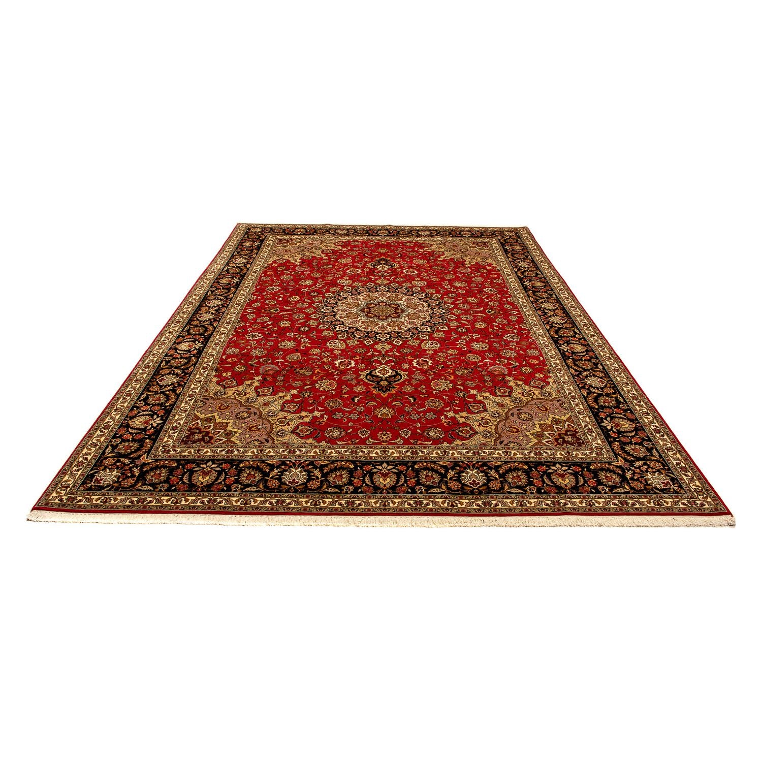 Alfombra Persa - Tabriz - Real - 351 x 253 cm - rojo