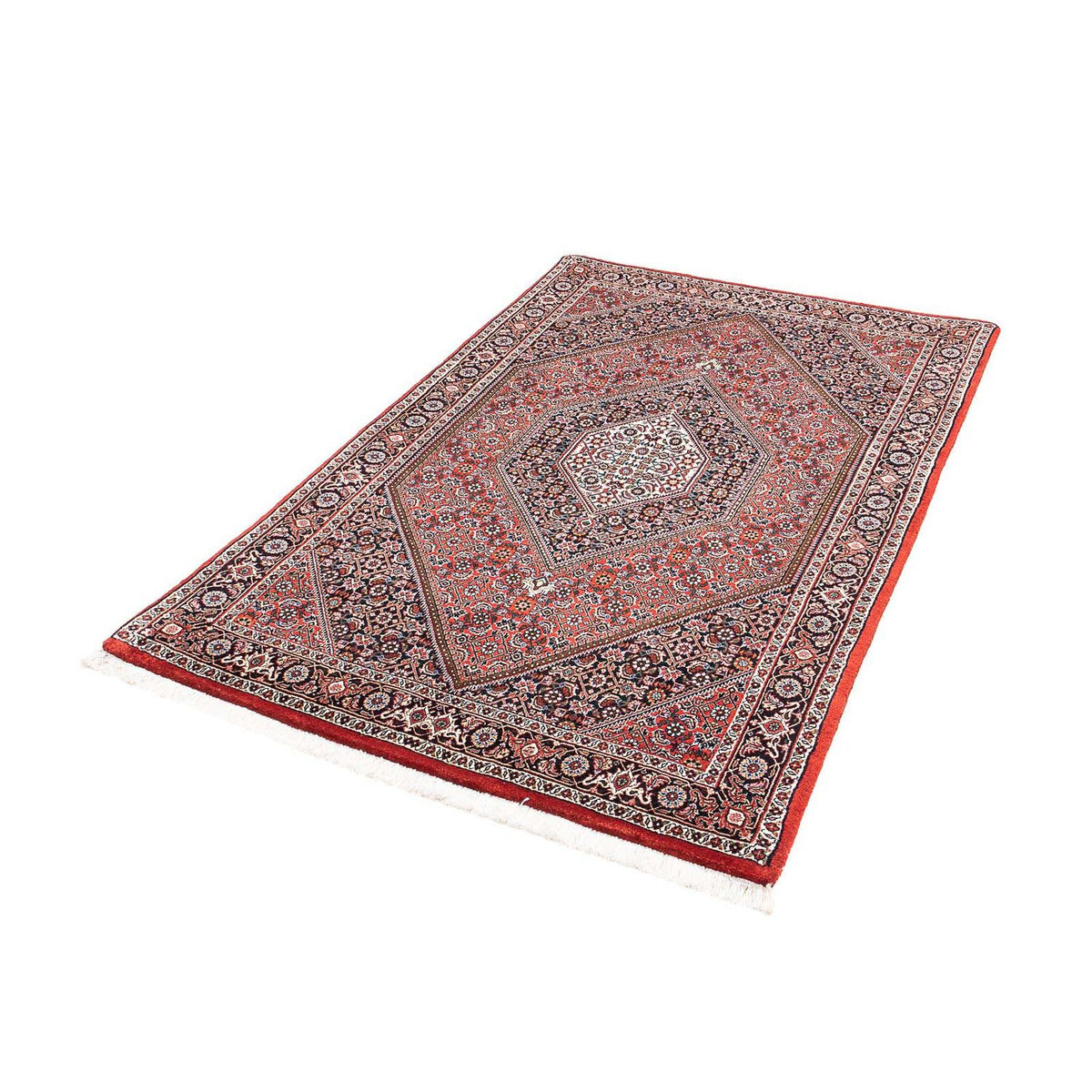 Alfombra persa - Bidjar - 175 x 109 cm - rojo