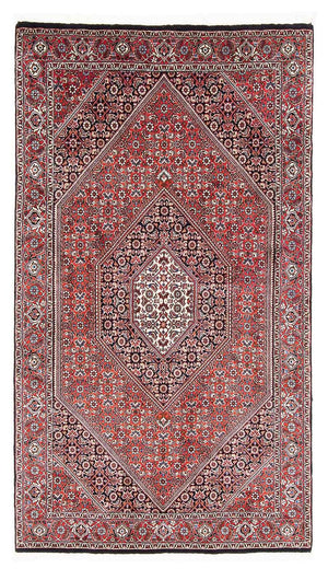 Alfombra de pasillo Alfombra persa - Bidjar - 181 x 104 cm - rojo