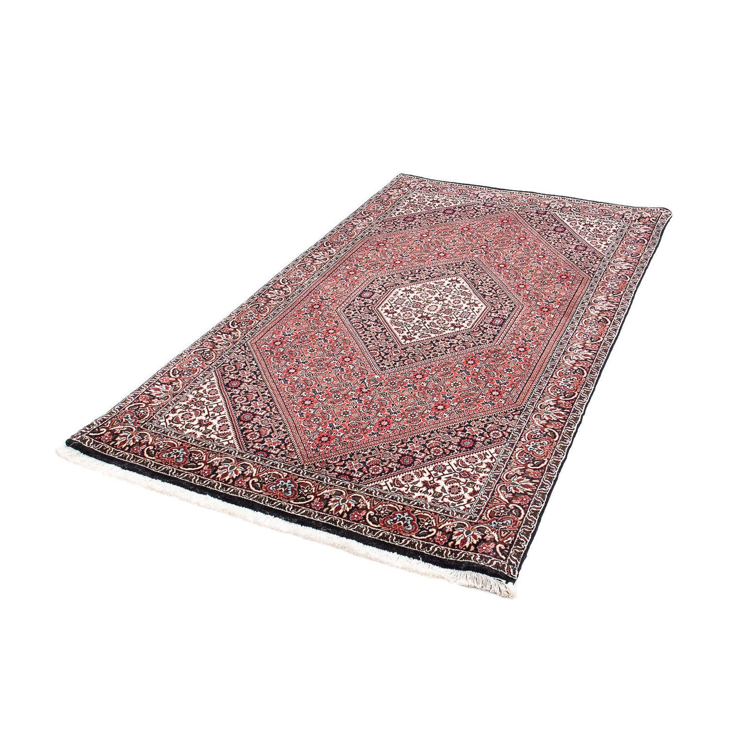 Alfombra de pasillo Alfombra persa - Bidjar - 181 x 104 cm - rojo