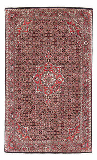 Alfombra persa - Bidjar - 170 x 109 cm - rojo