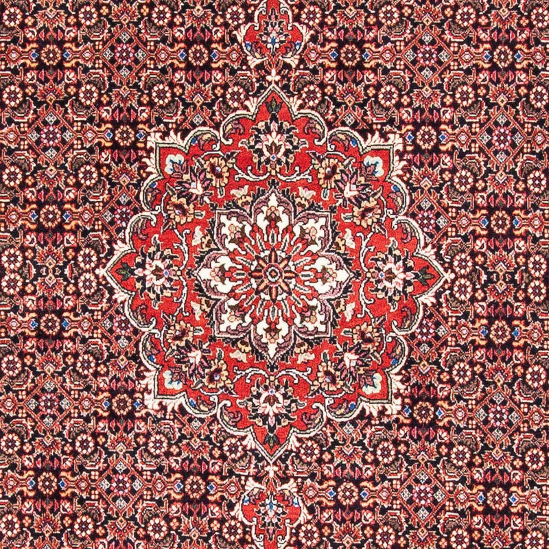Alfombra persa - Bidjar - 170 x 109 cm - rojo