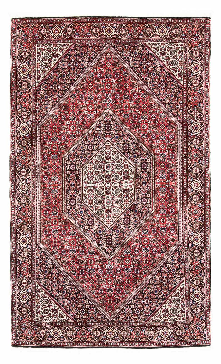 Alfombra persa - Bidjar - 175 x 110 cm - rojo