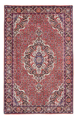 Alfombra persa - Bidjar - 181 x 111 cm - rojo