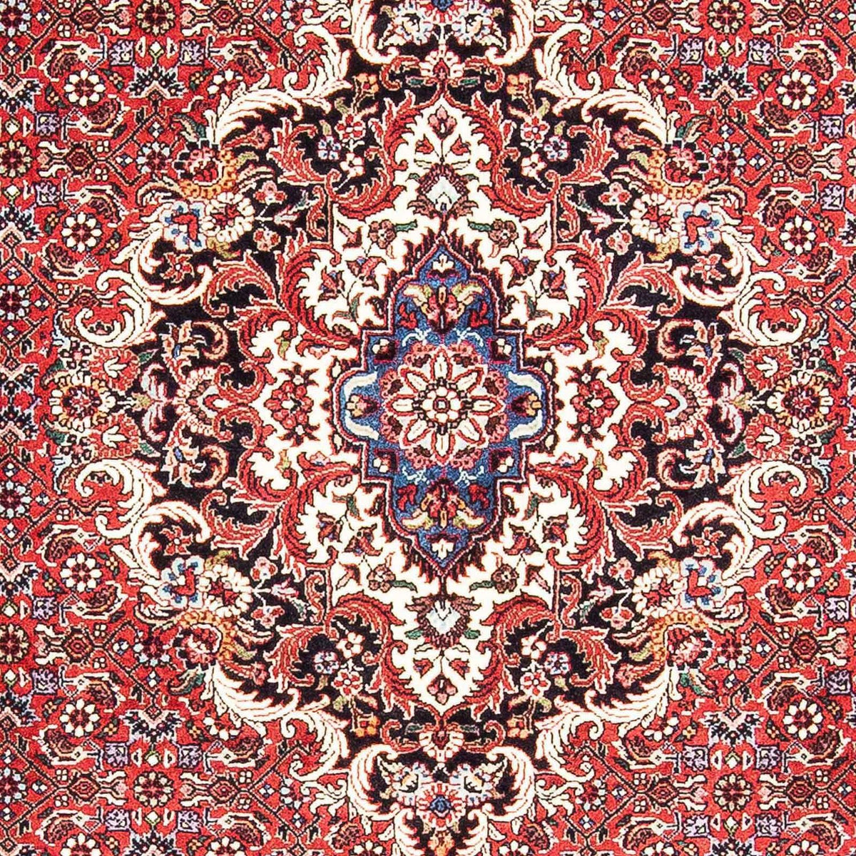 Alfombra persa - Bidjar - 181 x 111 cm - rojo