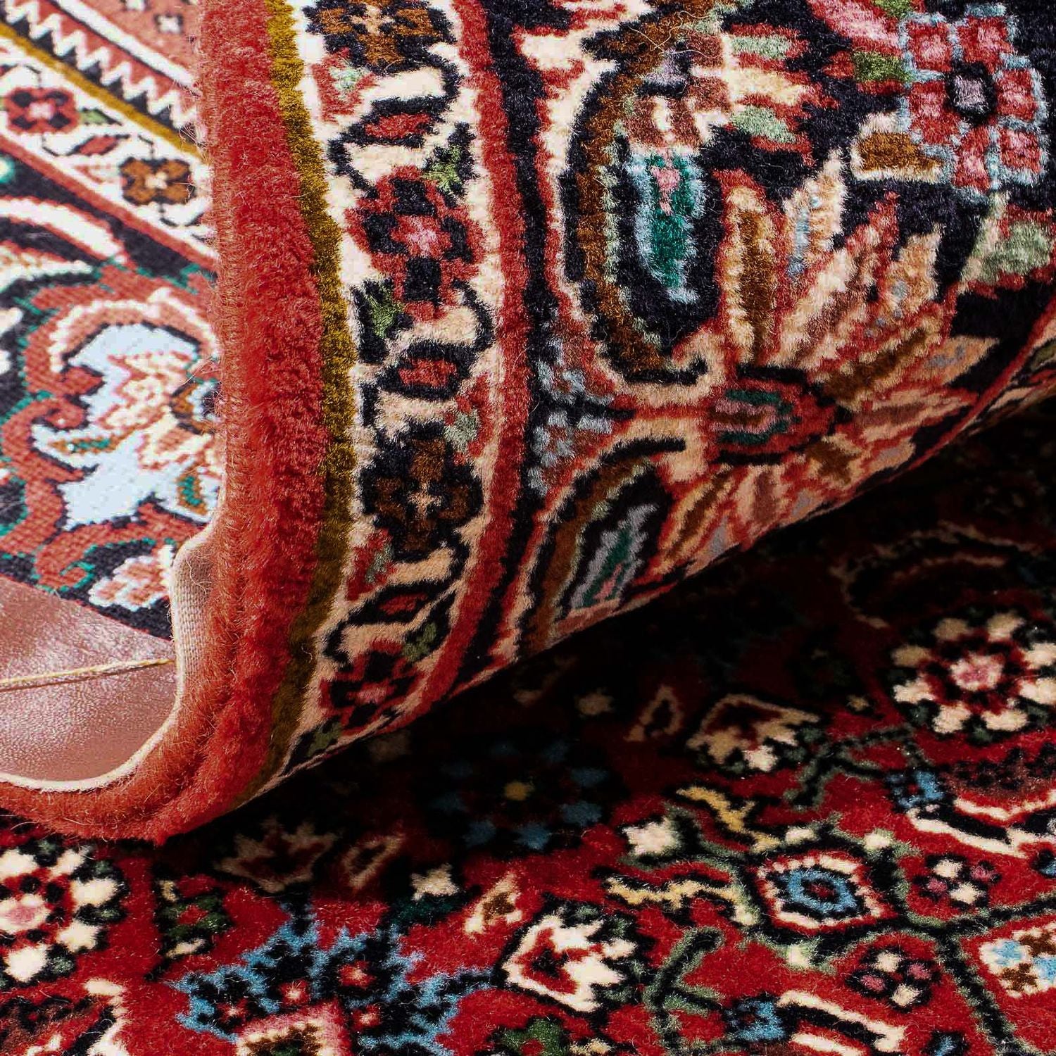 Alfombra persa - Bidjar - 179 x 110 cm - rojo