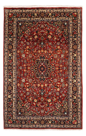 Alfombra persa - Real - 278 x 180 cm - rojo oscuro