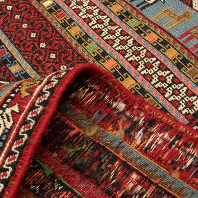 Alfombra persa - Nómada - 293 x 197 cm - multicolor