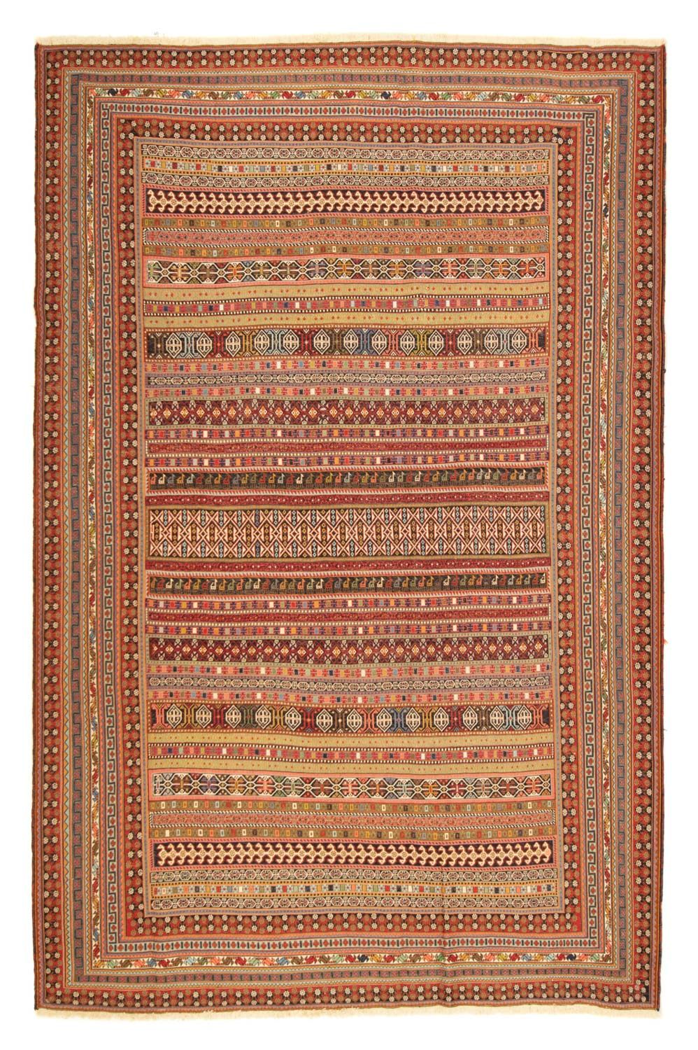 Alfombra persa - Nómada - 293 x 194 cm - multicolor