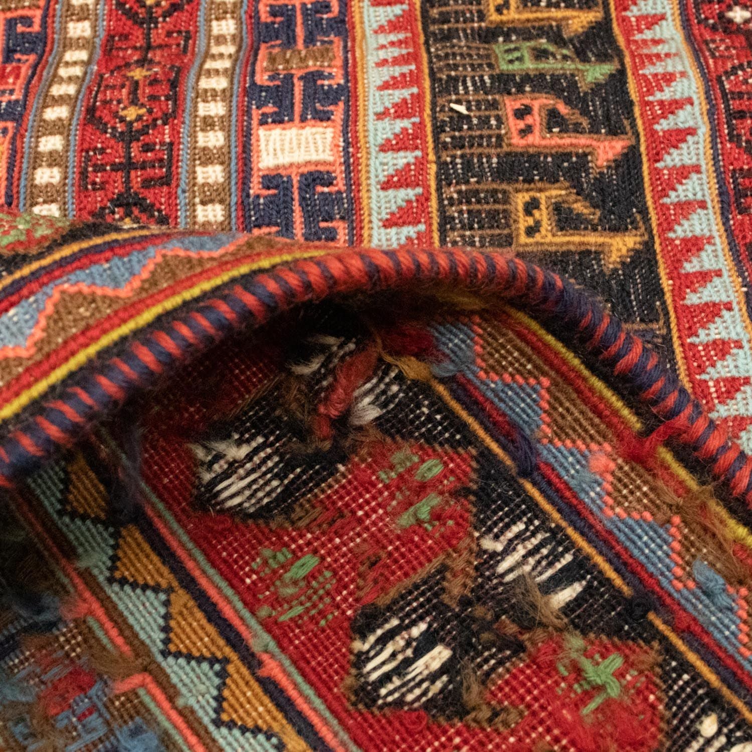 Alfombra persa - Nómada - 293 x 194 cm - multicolor