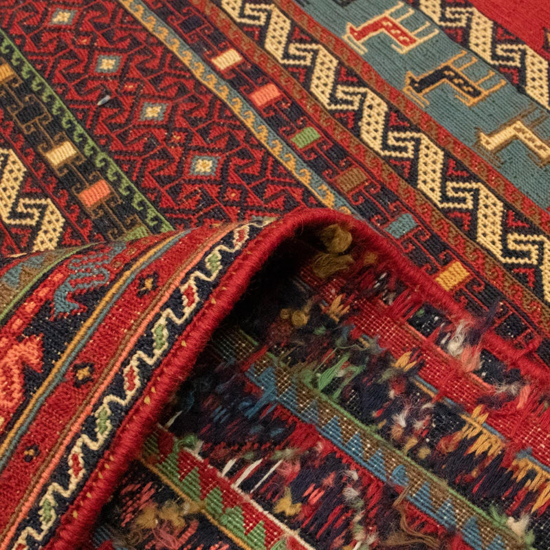 Alfombra persa - Nómada - 297 x 199 cm - multicolor
