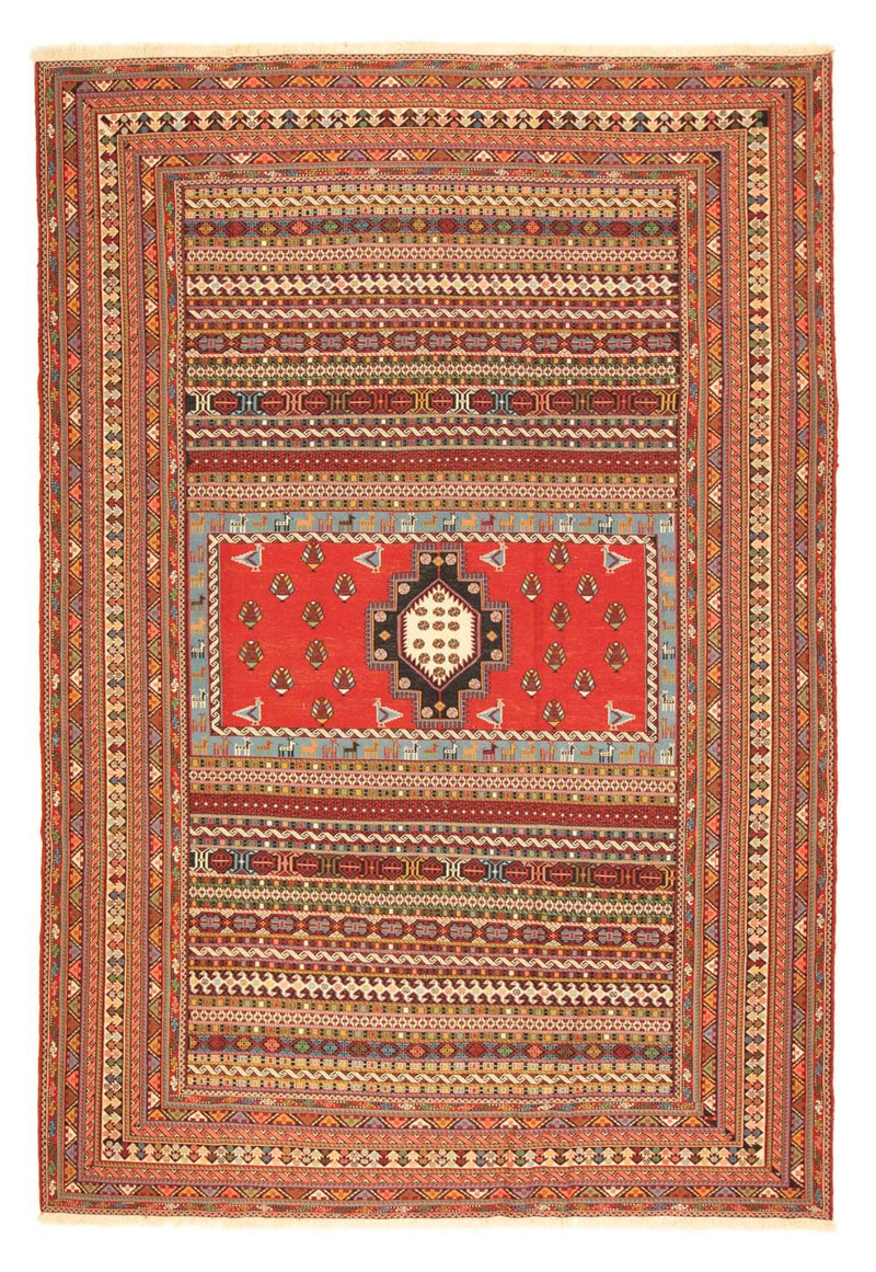 Alfombra persa - Nómada - 290 x 200 cm - multicolor