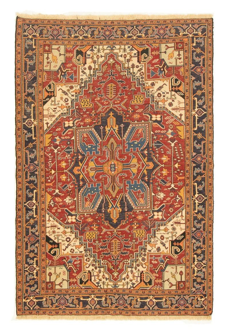 Alfombra persa - Nómada - 194 x 128 cm - rojo
