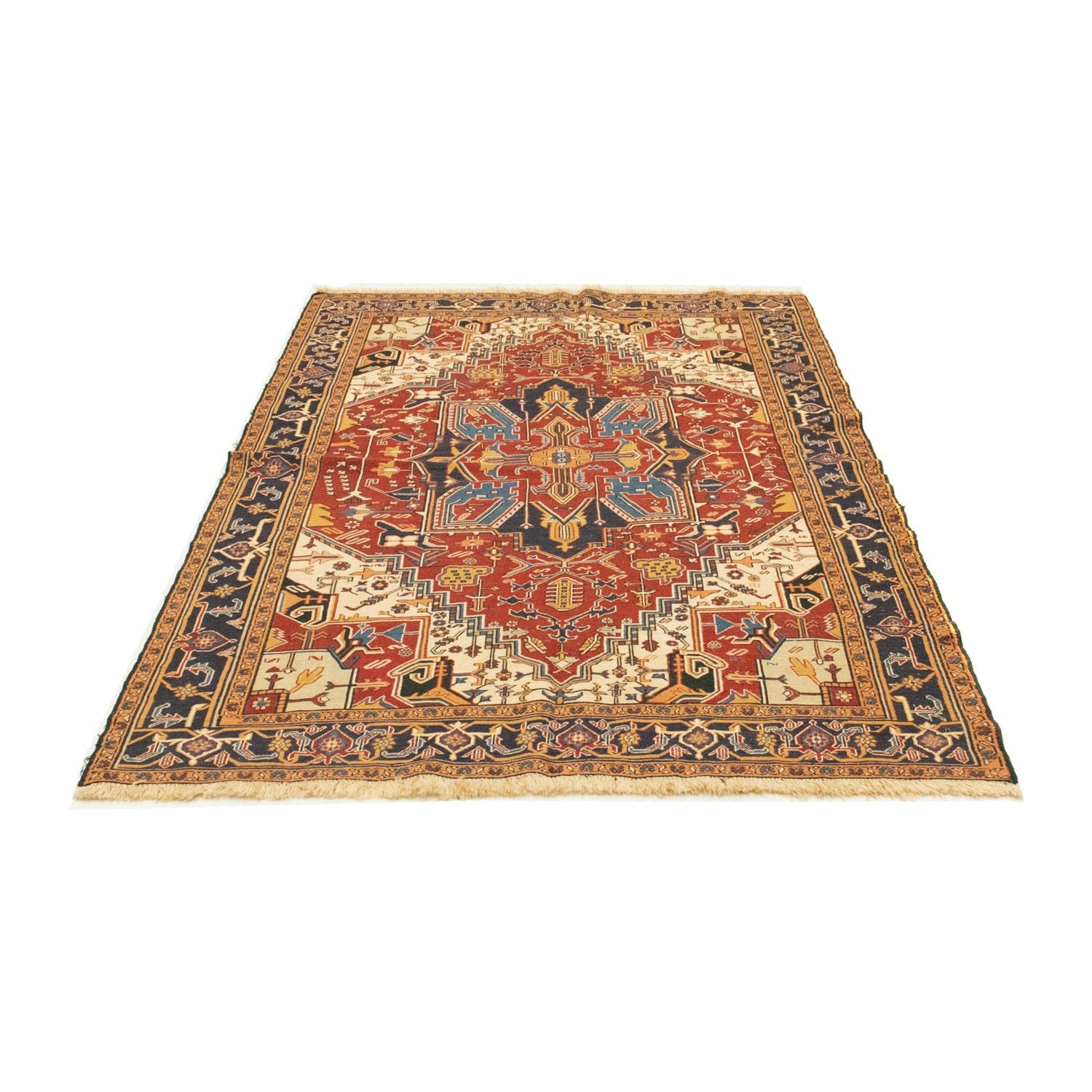 Alfombra persa - Nómada - 194 x 128 cm - rojo
