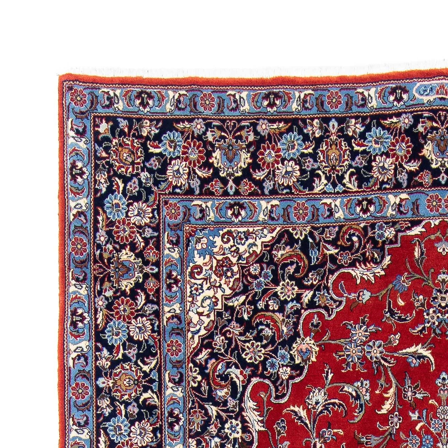 Alfombra persa - Real - 325 x 204 cm - rojo oscuro