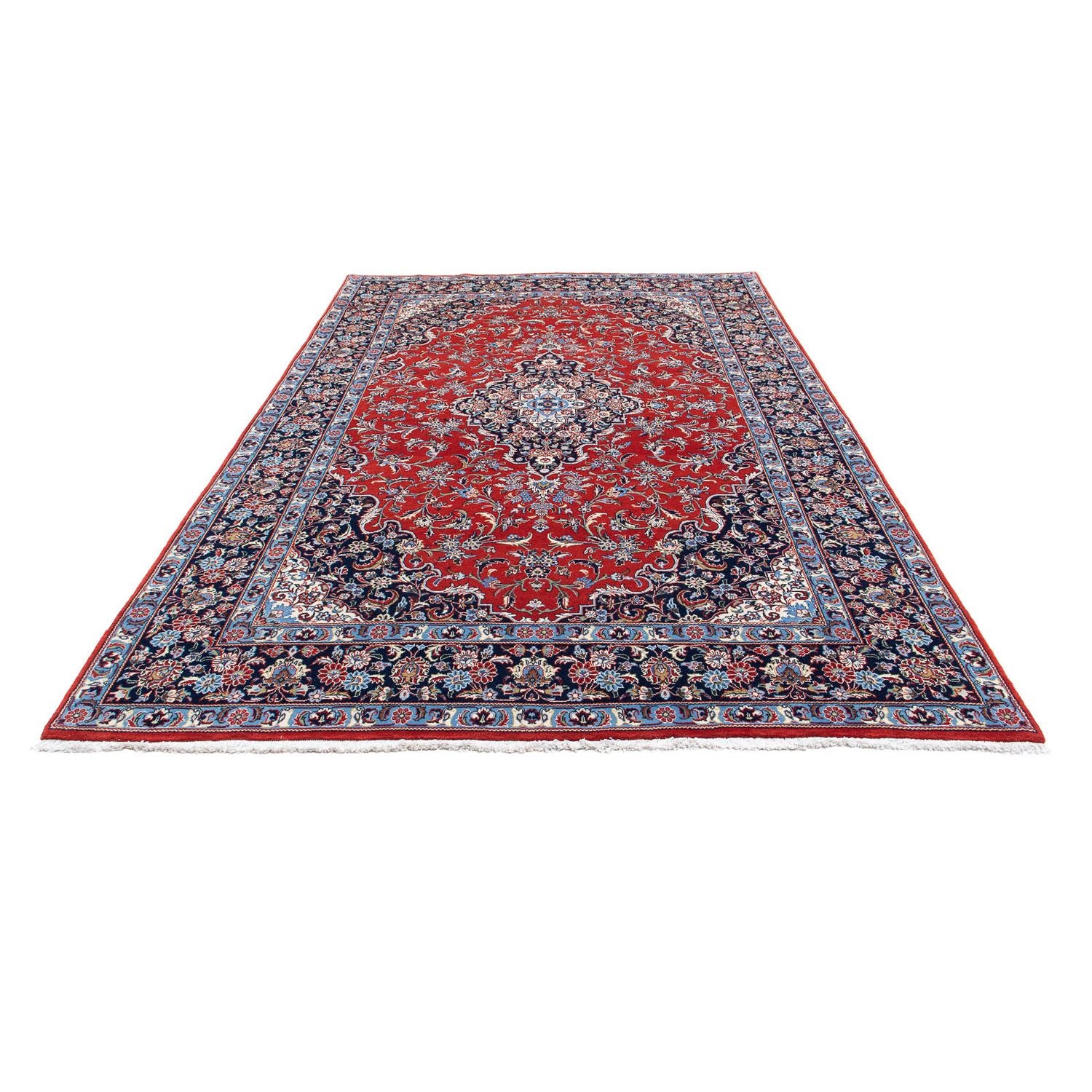 Alfombra persa - Real - 325 x 204 cm - rojo oscuro