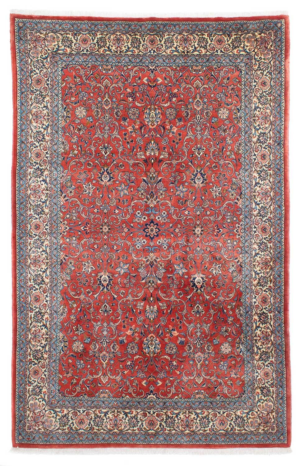 Alfombra persa - Real - 318 x 204 cm - rojo