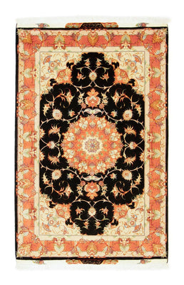Alfombra Persa - Tabriz - Real - 163 x 104 cm - negro