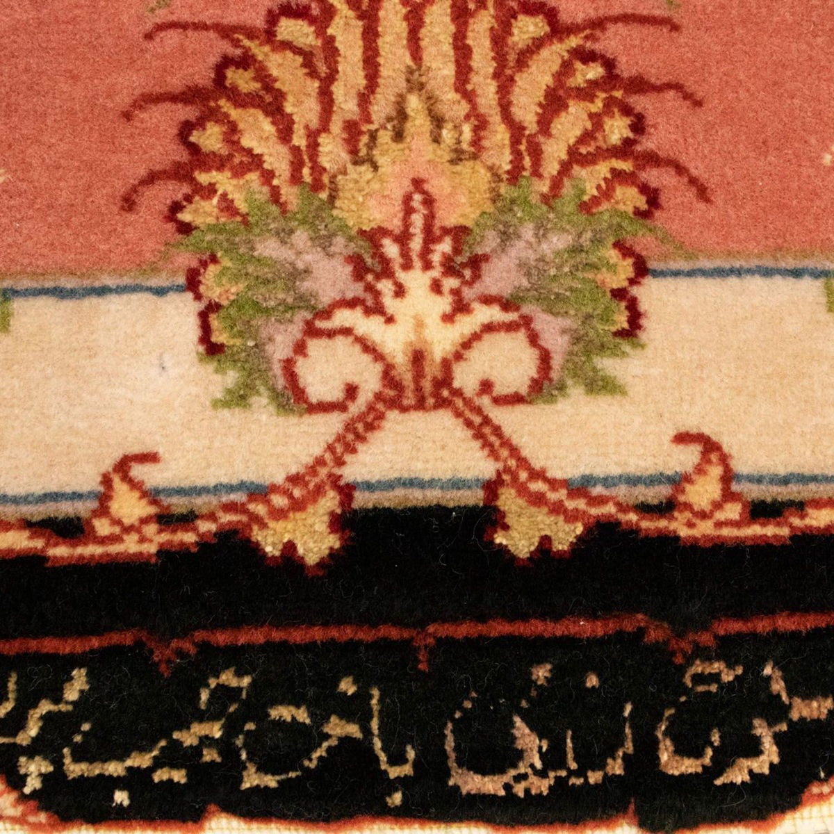 Alfombra Persa - Tabriz - Real - 163 x 104 cm - negro