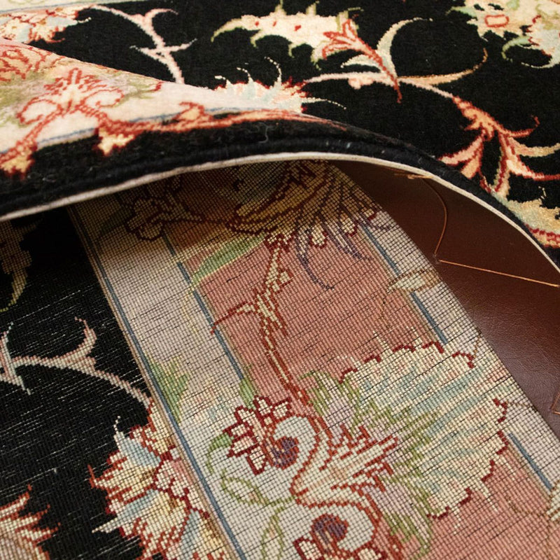 Alfombra Persa - Tabriz - Real - 163 x 104 cm - negro