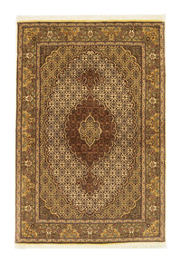 Alfombra Persa - Tabriz - Real - 151 x 104 cm - beige