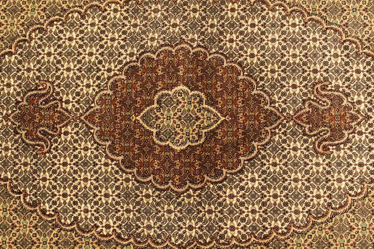 Alfombra Persa - Tabriz - Real - 151 x 104 cm - beige