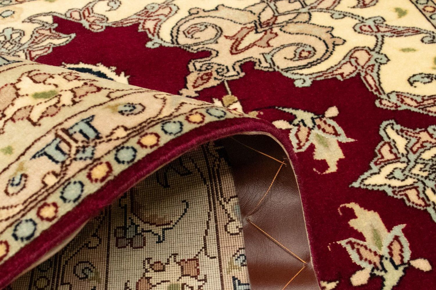Alfombra Persa - Tabriz - Real - 159 x 99 cm - rojo