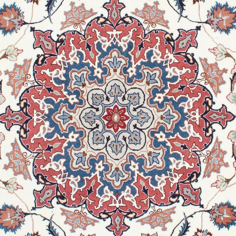 Alfombra Persa - Tabriz - Real - 194 x 153 cm - beige