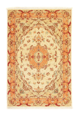 Alfombra Persa - Tabriz - Real - 148 x 100 cm - beige