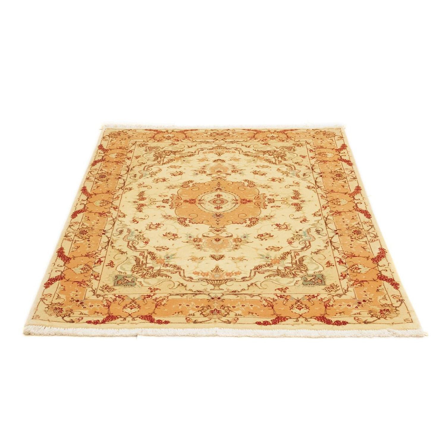 Alfombra Persa - Tabriz - Real - 148 x 100 cm - beige