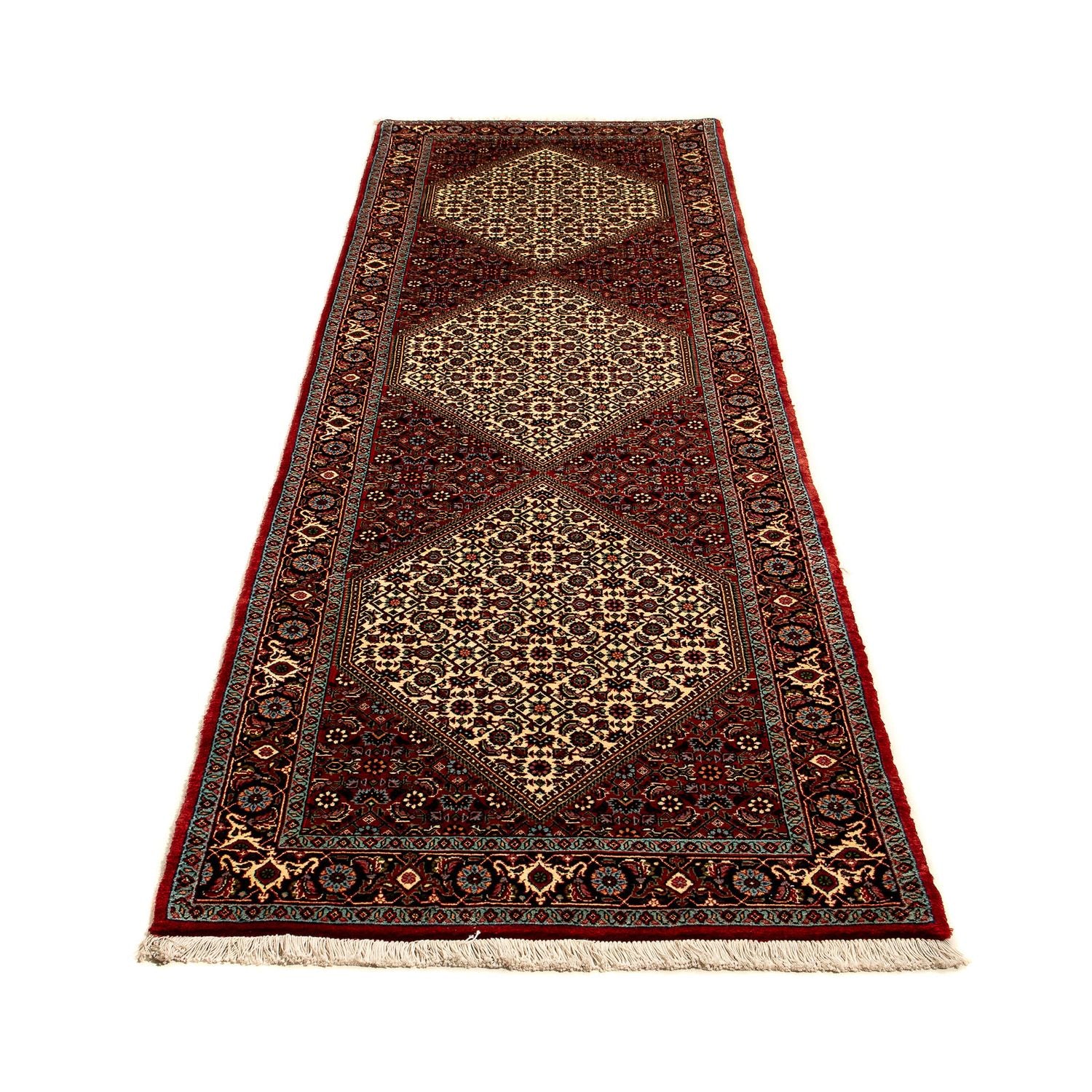 Alfombra de pasillo Alfombra persa - Bidjar - 302 x 83 cm - multicolor