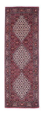 Alfombra de pasillo Alfombra persa - Bidjar - 207 x 73 cm - rojo