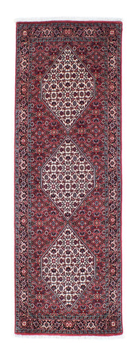 Alfombra de pasillo Alfombra persa - Bidjar - 207 x 73 cm - rojo