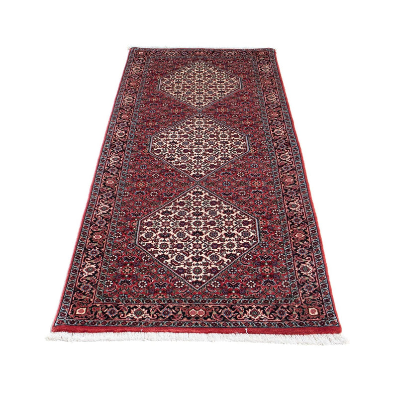 Alfombra de pasillo Alfombra persa - Bidjar - 207 x 73 cm - rojo