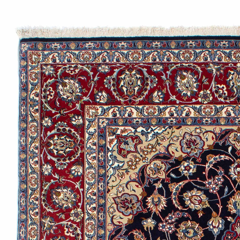 Alfombra Persa - Isfahan - Prima - 233 x 160 cm - azul oscuro